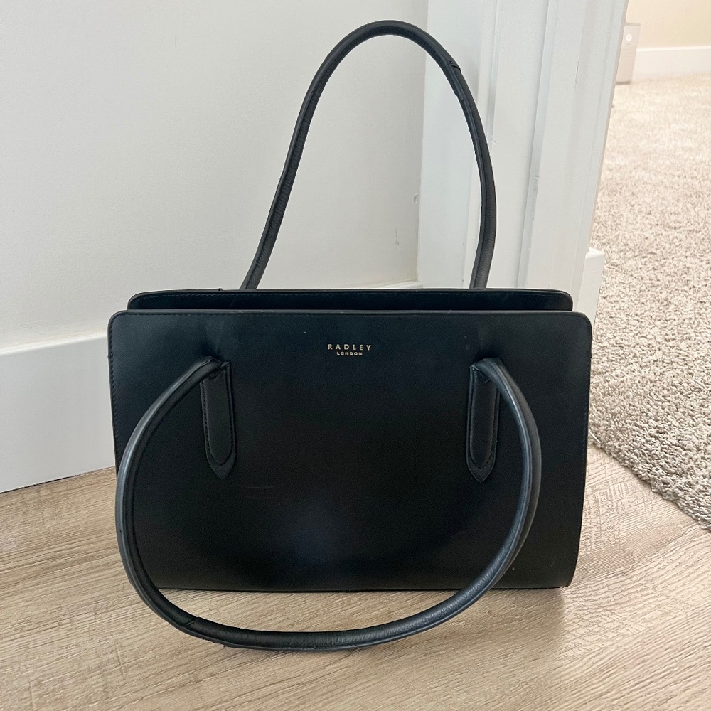 Radley London Liverpool Street Black Tote Medium Leather Handbag